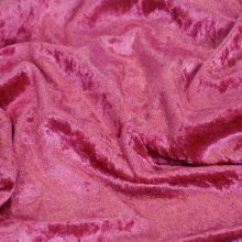 Panvelours uni fuchsia