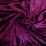 Panvelours uni paars