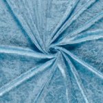 Panvelours uni babyblauw