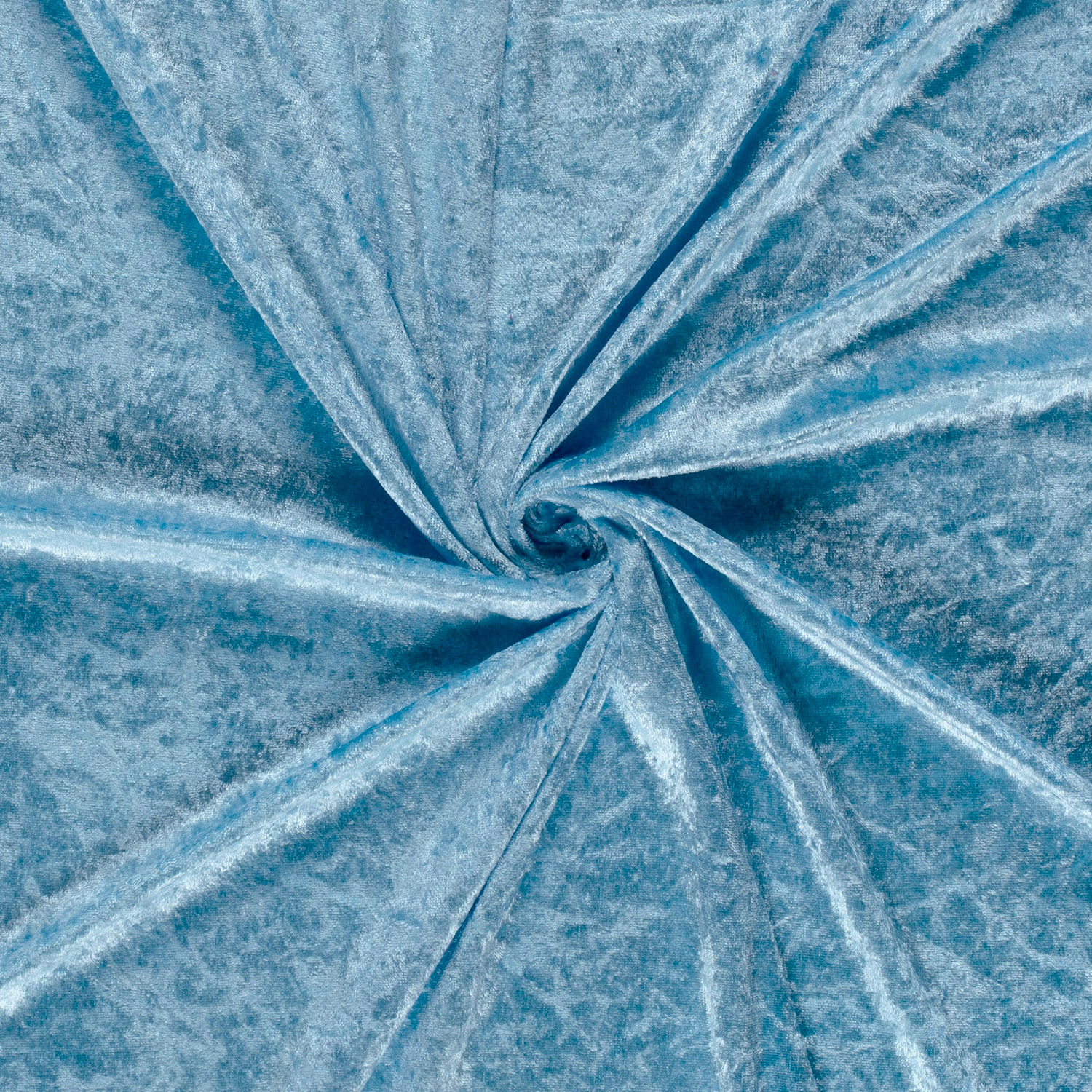 Panvelours uni babyblauw