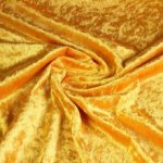 Panvelours uni okergeel