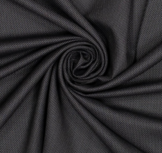 Geweven polyester ananas effen zwart