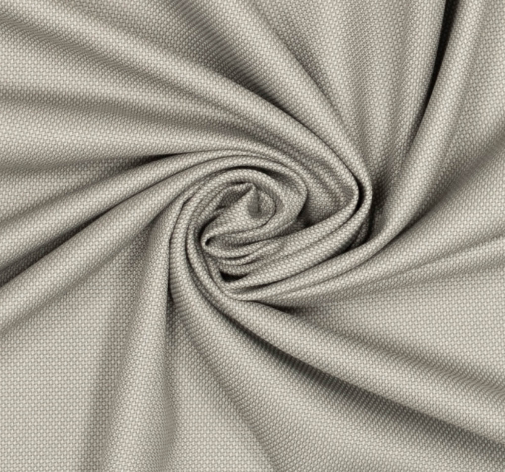 Geweven polyester ananas effen antiek grijs