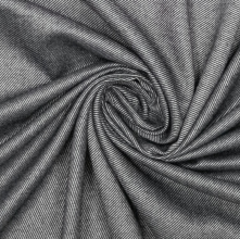 Geweven bamboe grijs met strepen