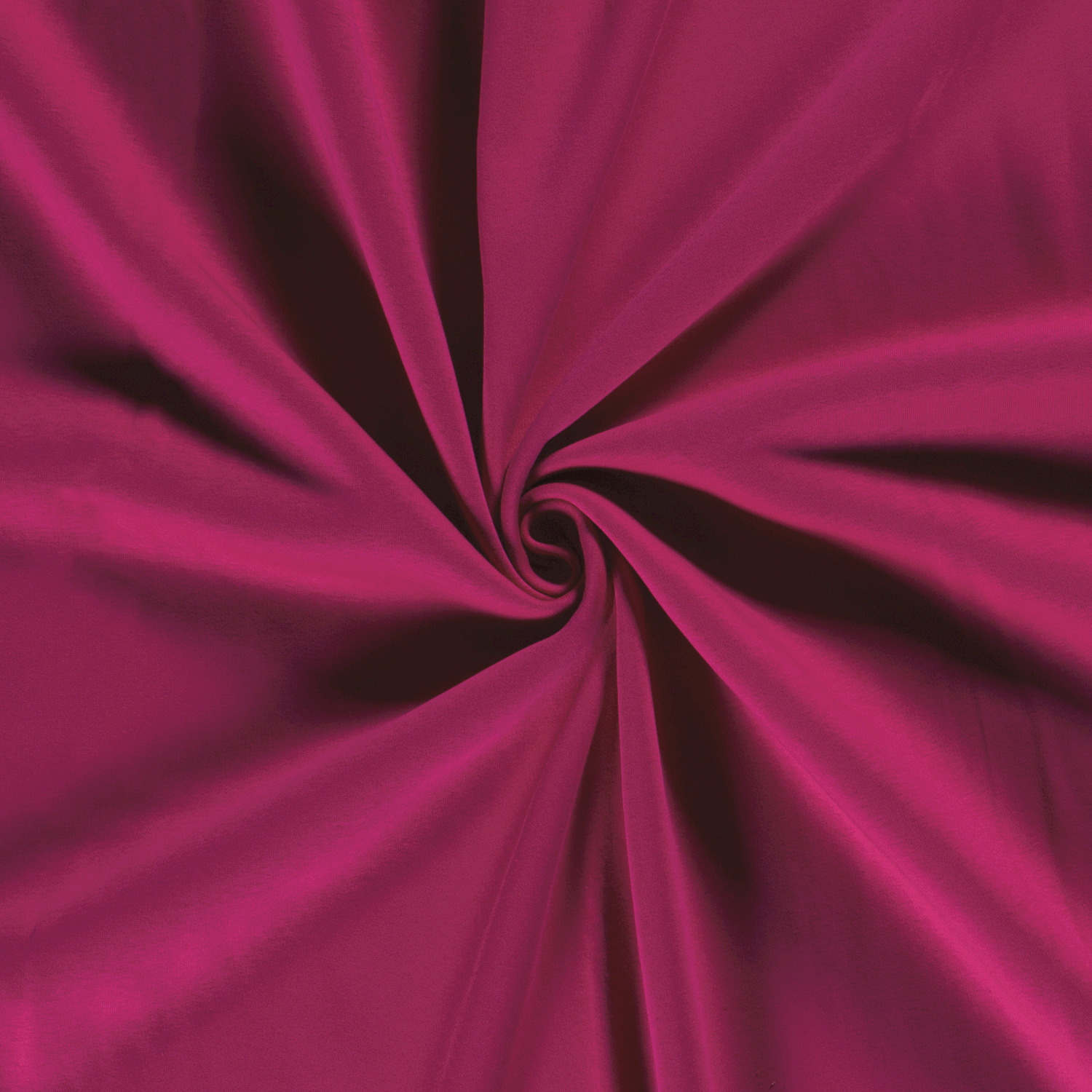 Jogging stof brushed effen fuchsia