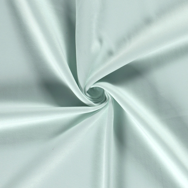 Jogging stof brushed effen ijs mint