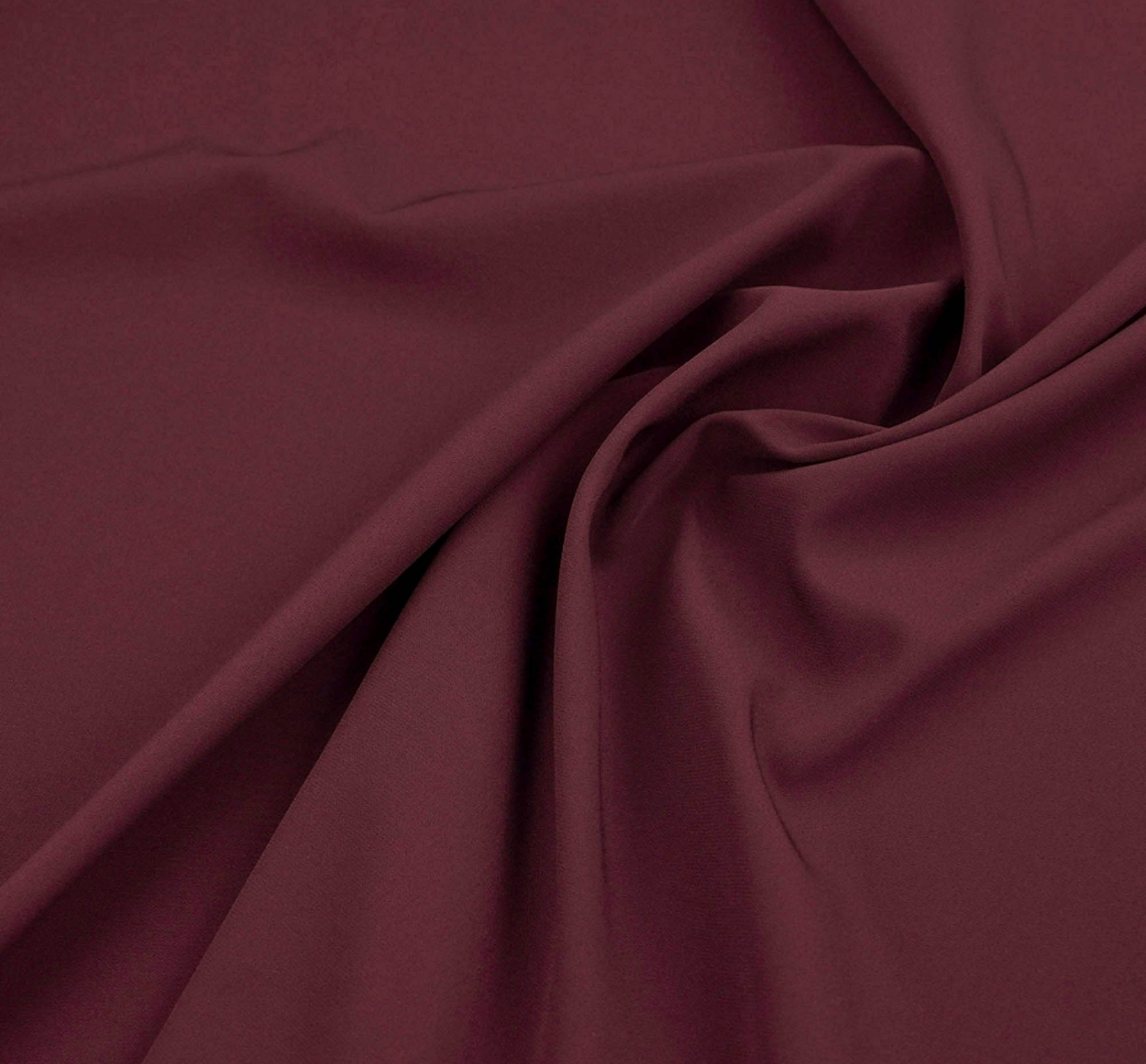 Crêpe stretch licht aubergine  - Lorré