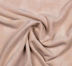 Ribfluweel oud roze  - Knipmode