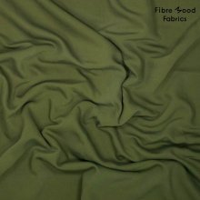 Viscose polyester tencel kaki groen  - Fibre Mood