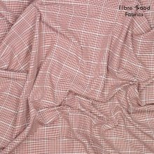 Pied-de-poule lichte stretch roze  - Fibre Mood