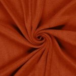 Polar fleece stof brushed effen brique