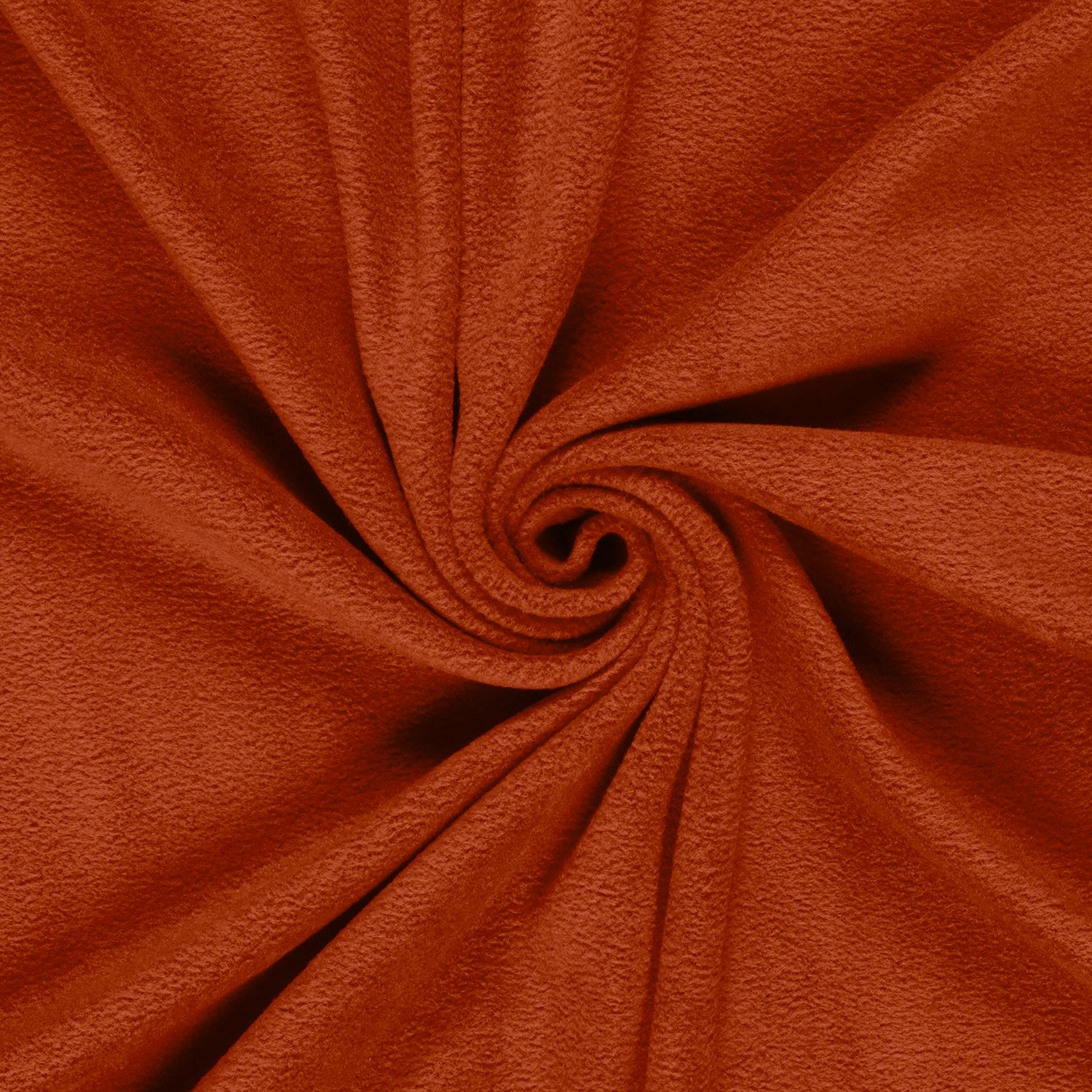 Polar fleece stof brushed effen brique