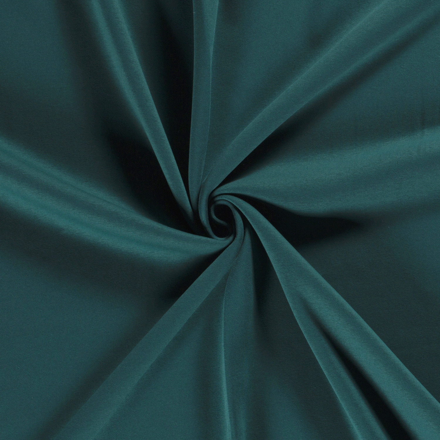 Gebrushte sweaterstof petrol