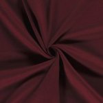 Jogging stof brushed effen bordeaux