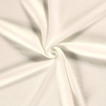 Polar fleece stof brushed effen gebroken wit
