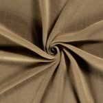 Polar fleece stof brushed effen beige