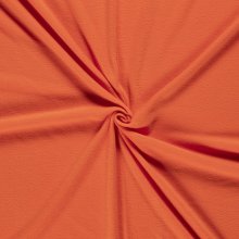 Polar fleece stof brushed effen oranje
