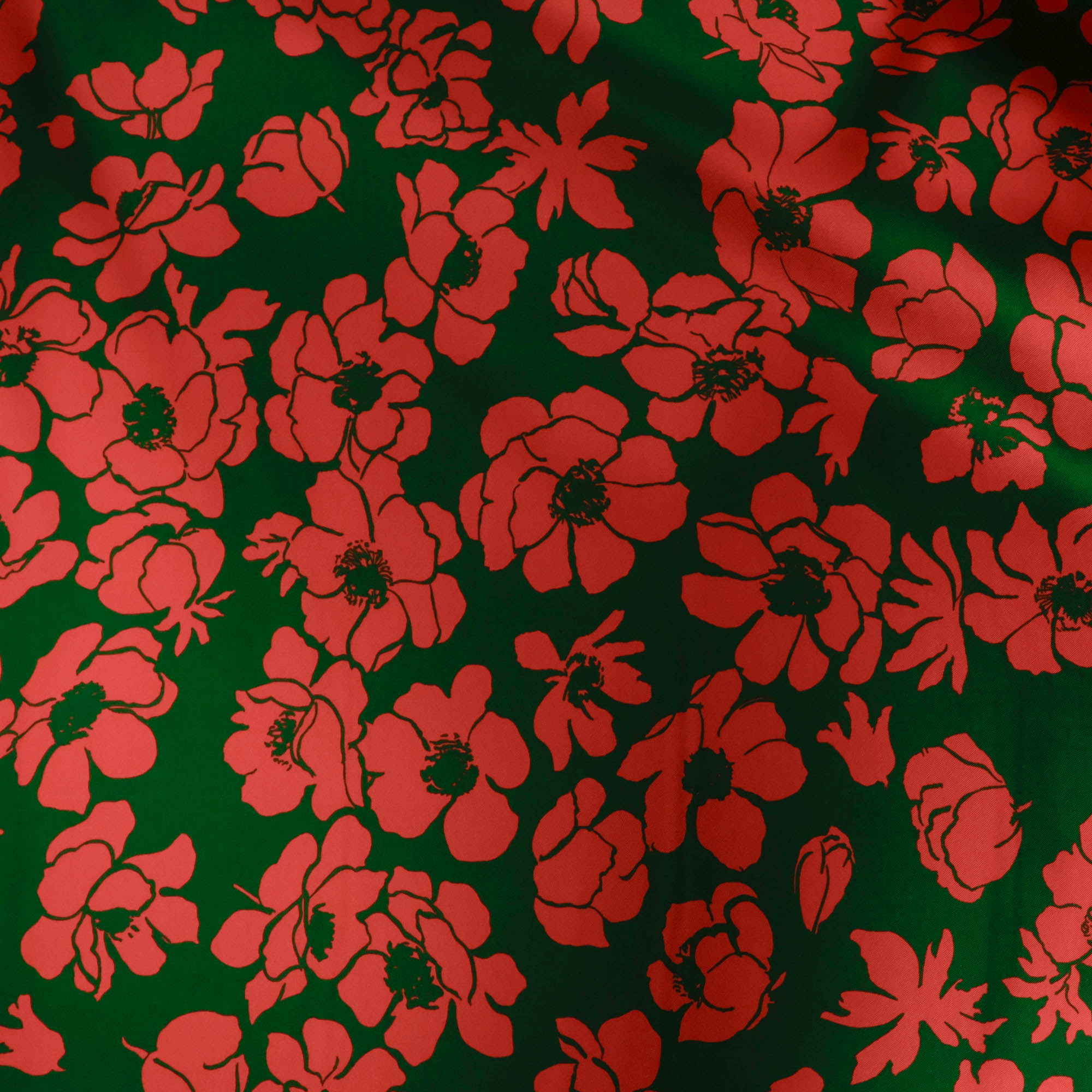 Mikado groen met bloemen - Lorré