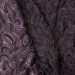 Jacquard glinsterend dubbelzijdig roze met krullen