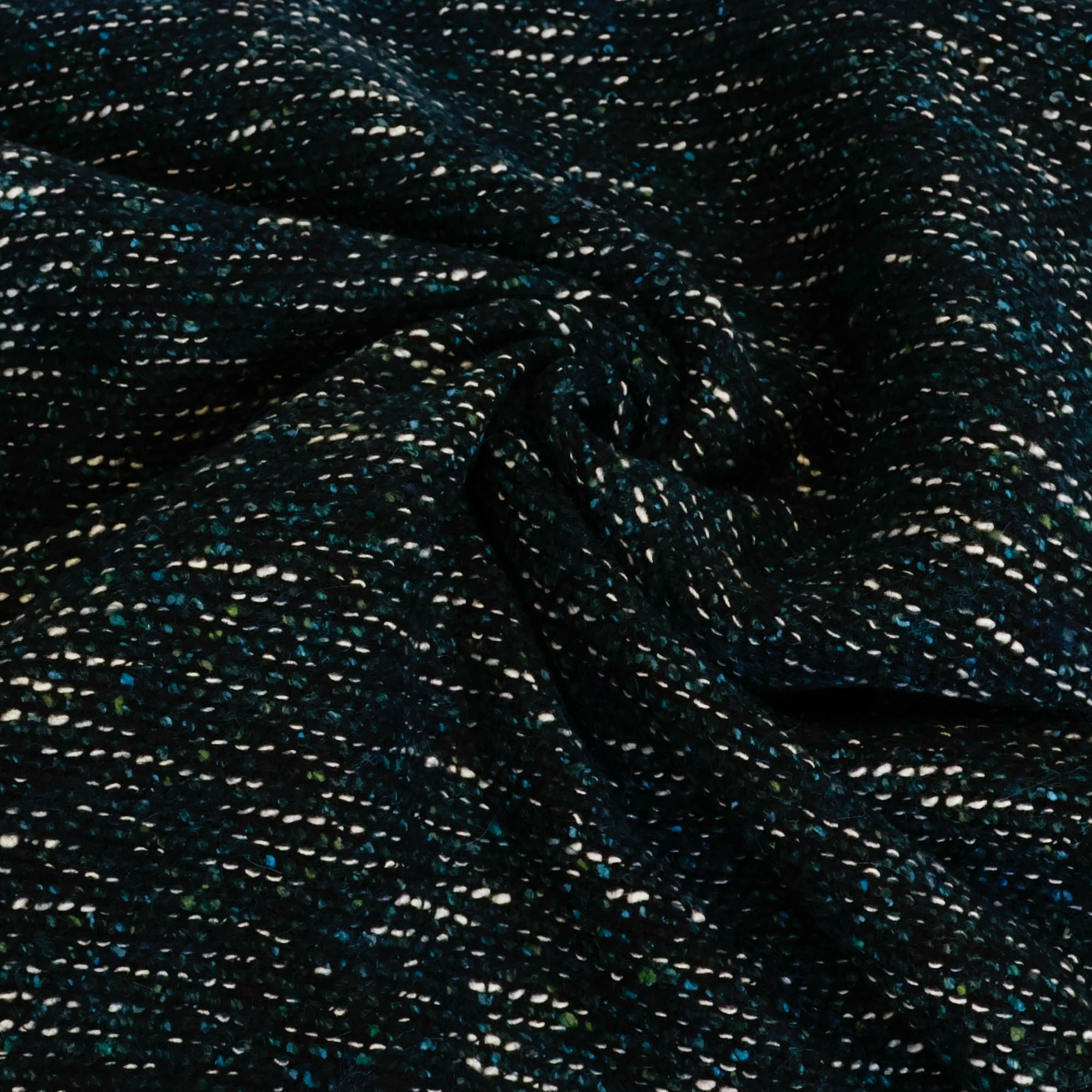 Wolmengeling multicolor groen