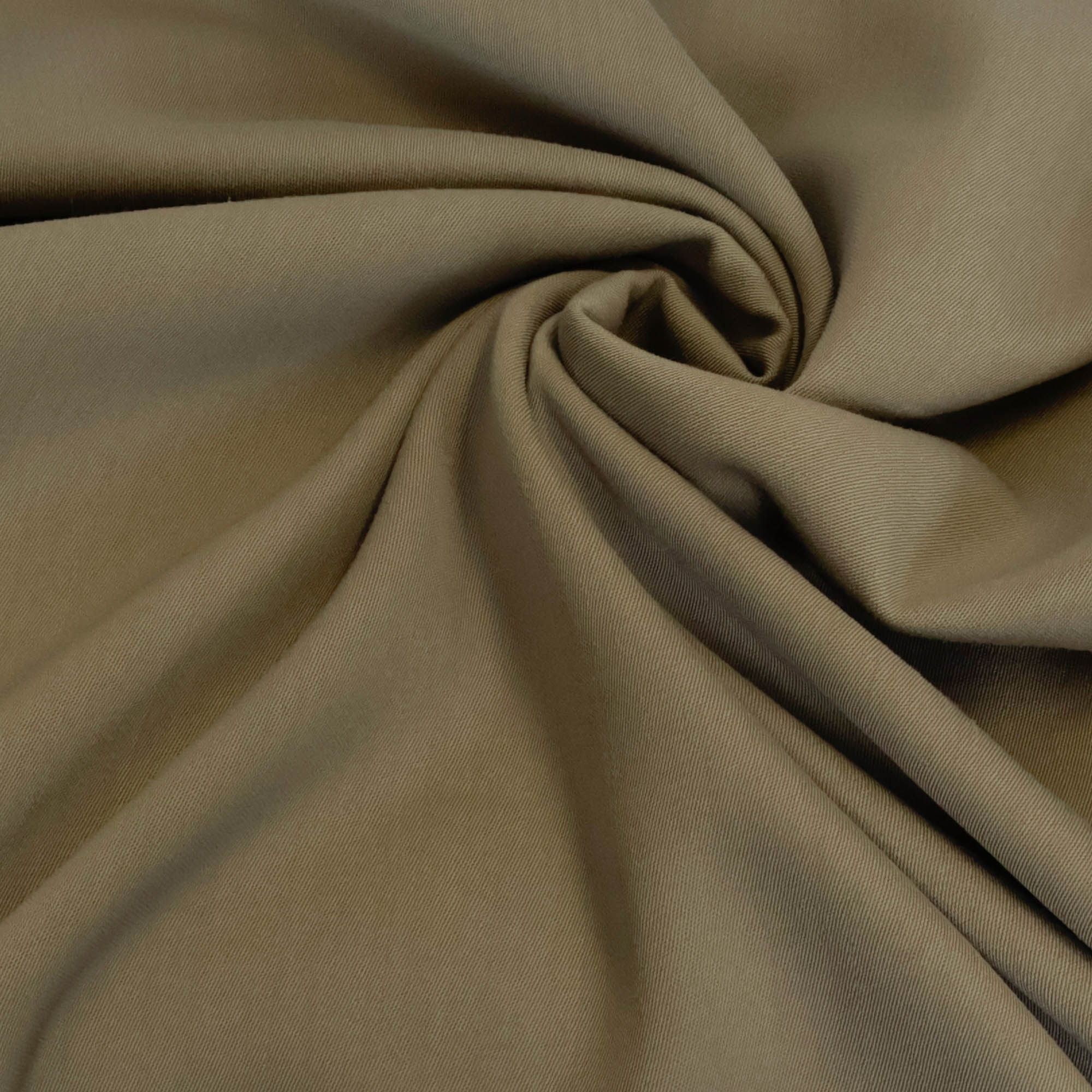 Fijne wolmengeling met stretch zandkleur