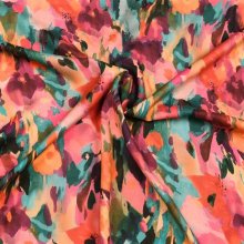 Viscose met kleurrijk patroon