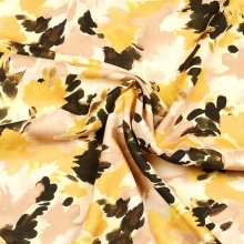 Viscose met abstract patroon