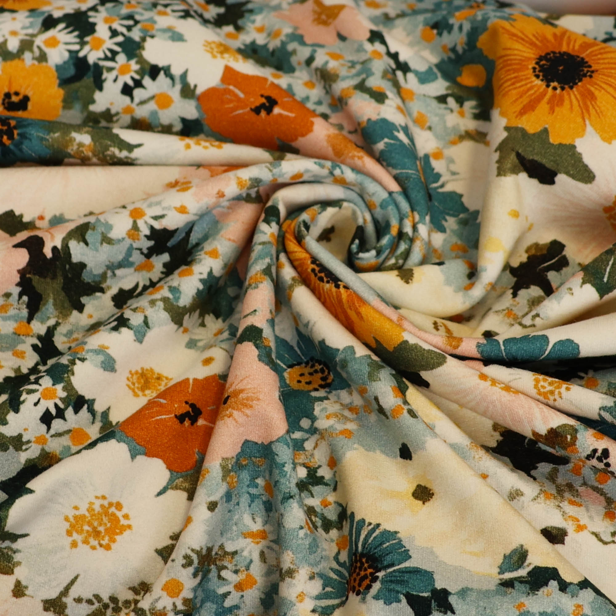 French terry met bloemenpatroon - See You At Six