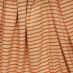 Badstof wit met oranje horizontale streep - See You At Six