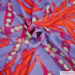 Viscose paars met patroon - Katia