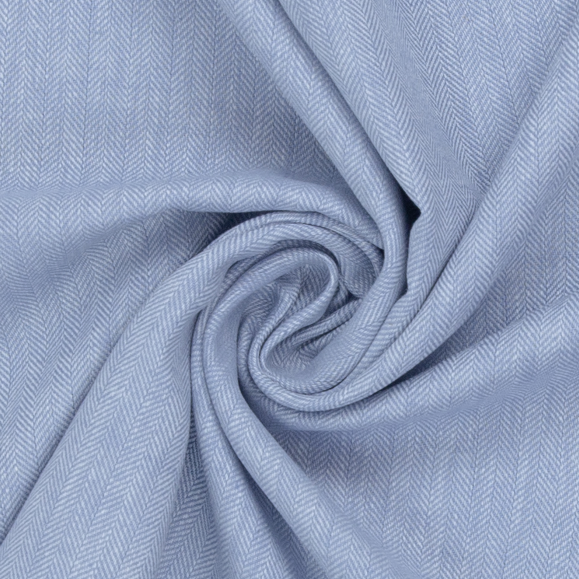 Linnenmengeling lichtblauw visgraat