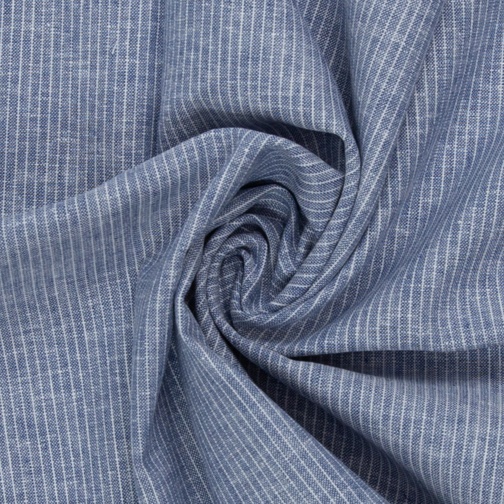 Linnenmengeling blauw gestreept