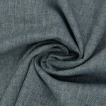 Linnenmengeling petrol visgraat