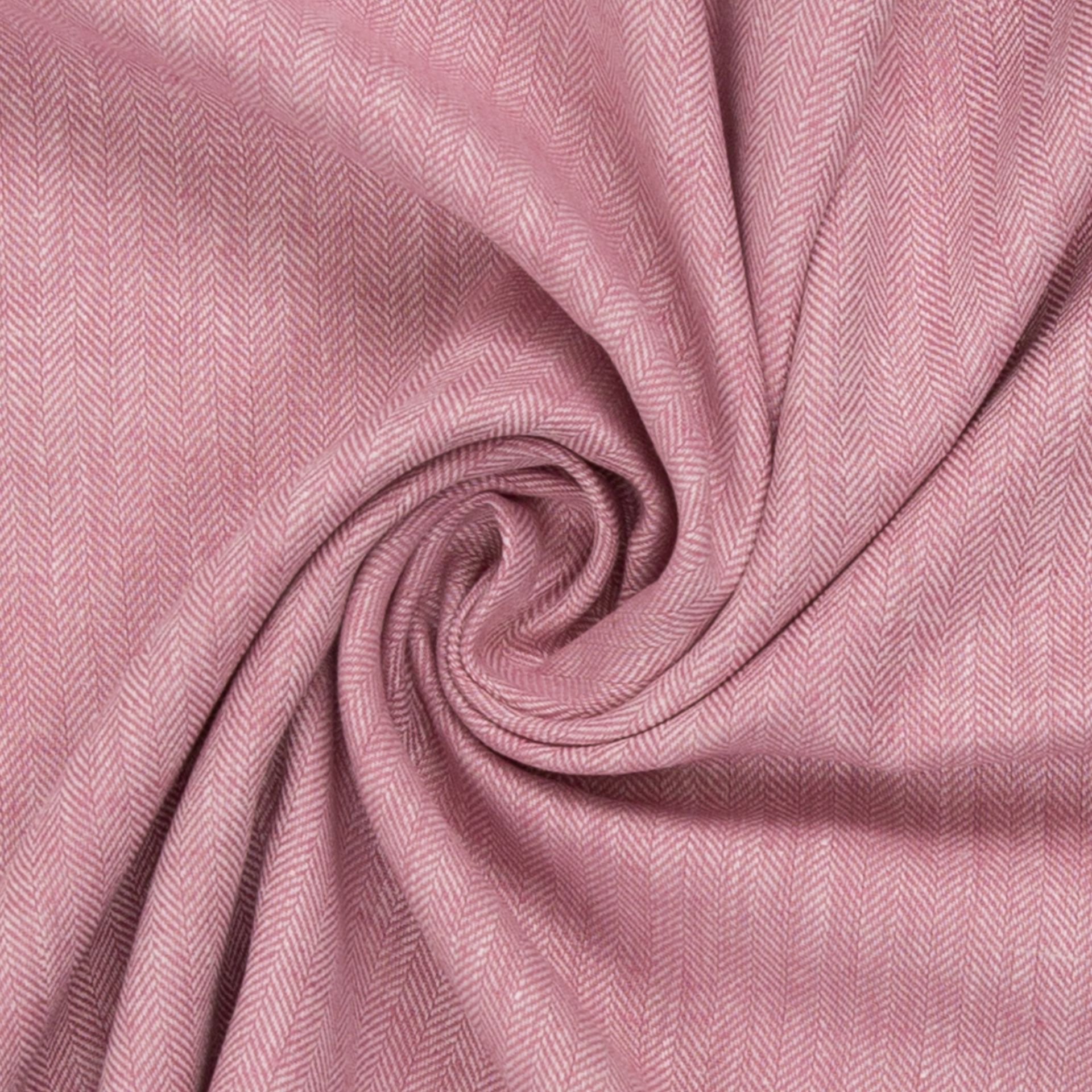 Linnenmengeling oudroze visgraat