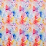 Lichte katoen met gekleurde vlekken