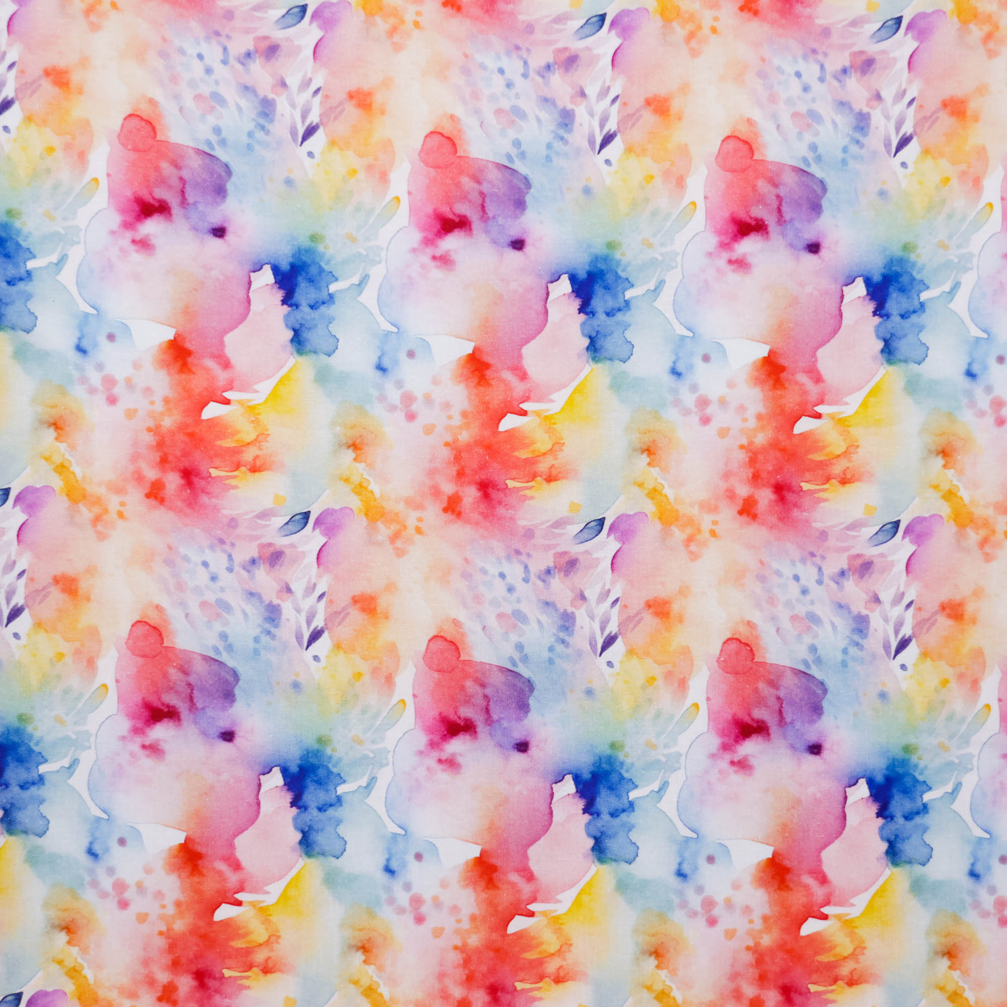 Lichte katoen met gekleurde vlekken