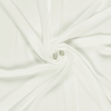 Chiffon effen ivoor