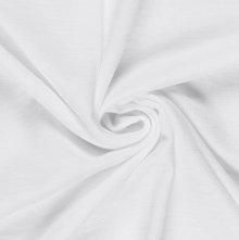 Linnenlook bedrukt effen gebroken wit