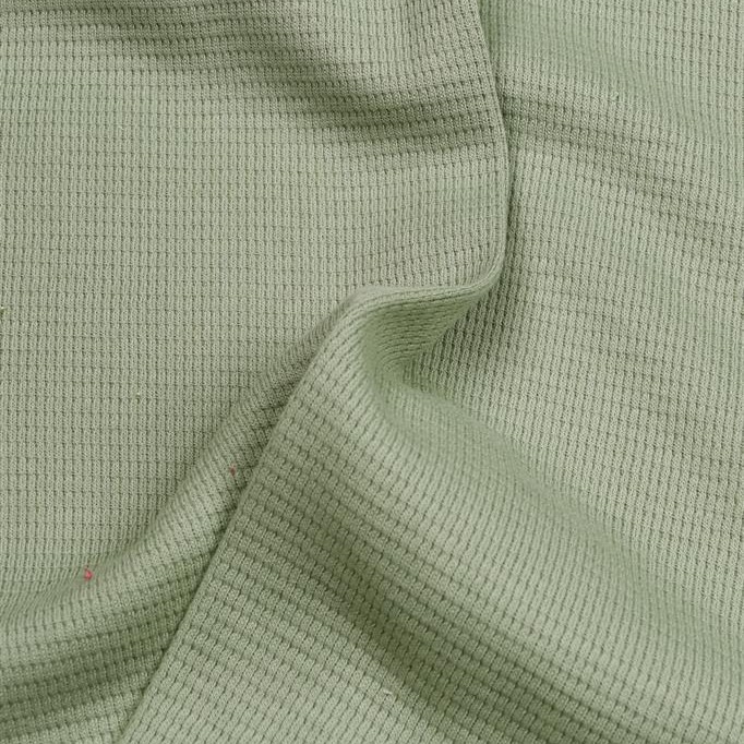 Wafeltricot groen