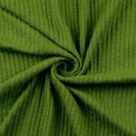 Geribde breistof Vintage Strick groen