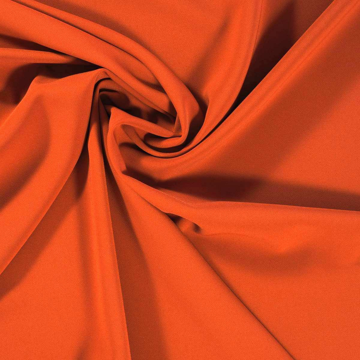 Stretch crêpe terracotta - Lorré