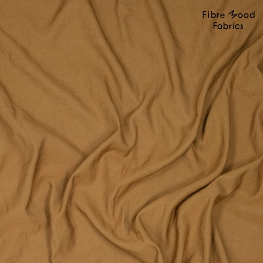 Twill viscose nylon bruin - Fibre Mood