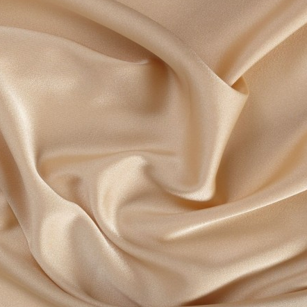 Crêpe satijn crèmekleur  - Lorré