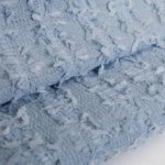 Chanelstof tweed blauw