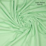 Geweven katoen lichtgroen met zachte touch - Fibre Mood