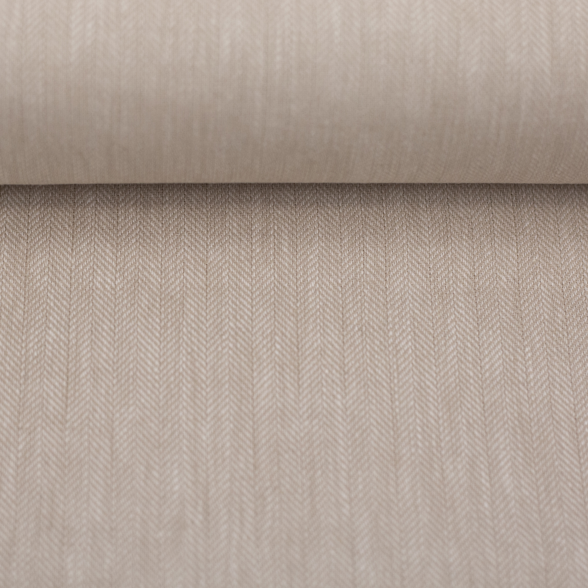 Linnenmengeling beige visgraat