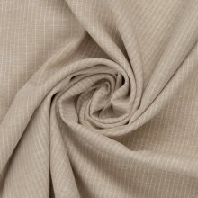 Linnenmengeling beige gestreept