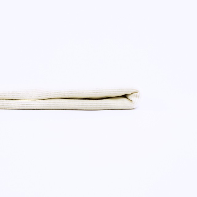 Geribbelde tricot effen Papyrus Crème - See You At Six