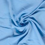 Viscose mengeling stone washed blauw