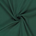 Mousseline effen donkergroen